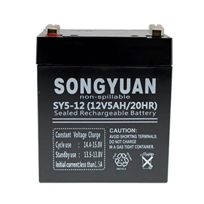 Imagen de BATERIA Plomo SELLADA Recargable 12V / 5Ah Ref SY5 12 para SAI, UPS, Patinete ELECTRICO
