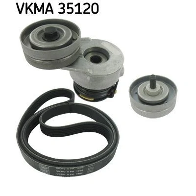 Imagen de SKF VKMA 35120 Juego de correas trapeciales poli V OPEL: Meriva A, COMBO C Tour, Corsa Hatchback, VAUXHALL: TOUR Mk2