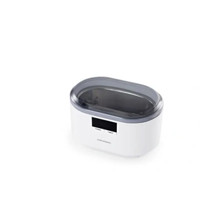 Imagen de Grundig UC 6620 Limpiador ultrasónico con temporizador, limpieza ultrasónica de alta eficiencia, principio doble onda, depósito agua 500 ml, 50 W potencia, soporte reloj integrado,