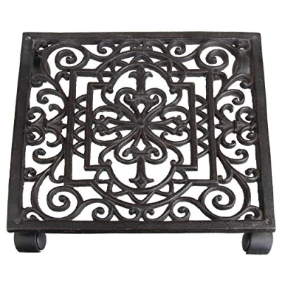 Imagen de Esschert Design Base con Ruedas para Maceta (30 x 30 6 cm)