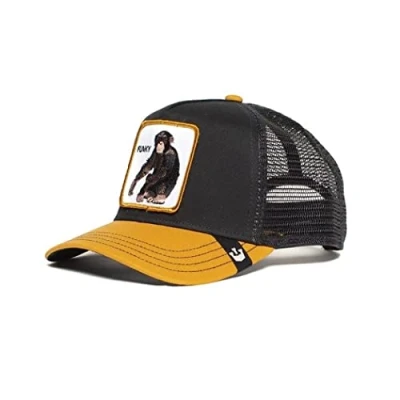 Imagen de Goorin Bros The Funky Monkey Black A Frame Adjustable Trucker Cap One Size