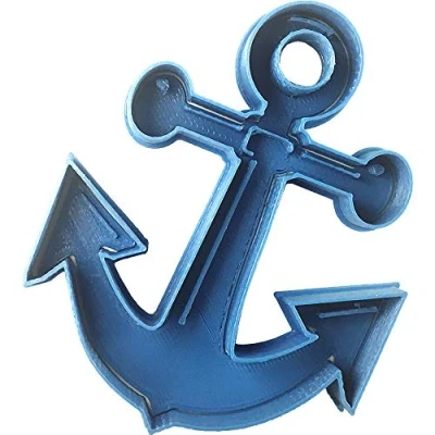 Imagen de Cuticuter Ancla Cortador de Galletas, azul