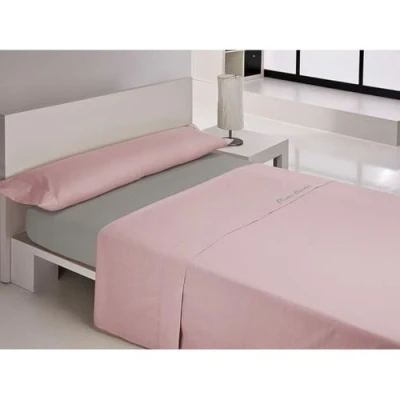 Imagen de Pierre Cardin Juego sábanas coralina Colorado 90 cm. Rosa, 100Percent_poliéster, Cama de