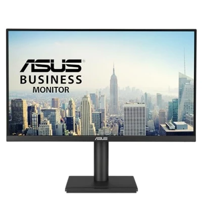 Imagen de ASUS VA27UCPS Monitor Profesional de 27&quot;, 4K UHD (3840x2160), IPS, 99% sRGB, HDR 10, USB C, Altavoces estéreo, antiparpadeo, Filtro luz Azul, ergonómico, Montaje en Pared, sostenibilidad