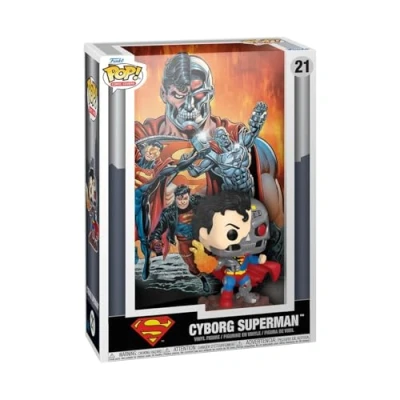 Imagen de FUNKO Pop! Comic Cover: DC Cyborg Superman Comics Figura de Vinilo Coleccionable Idea Regalo Mercancia Oficial Juguetes para Niños y Adultos Movies Fans