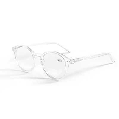 Imagen de ZENOTTIC Gafas de Lectura Bloqueo Luz Azul Lentes Antirreflejos Retro Ligero Marco Redondo para Hombres y Mujeres Aumentos 0.0 1.0 1.5 2.0 2.5 3.0 3.5