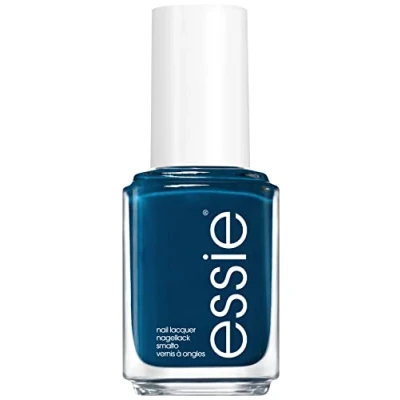 Imagen de Essie 812 Feelin&#039; Amped Esmalte de uñas con acabado opaco y brillante, color azul, 1 x 13,5 ml
