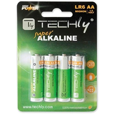 Imagen de Techly LR06 AA 1,5 V alcalina cilíndrica 5,05 cm 1,45 (306974).