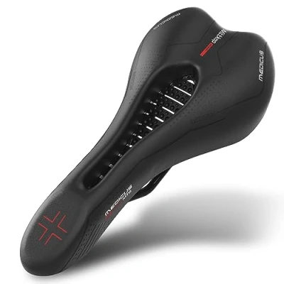 Imagen de Büchel Wittkop Medicus MTB Sattel 97207 Espuma viscoelástica Sillín, Unisex, Negro, Talla estándar