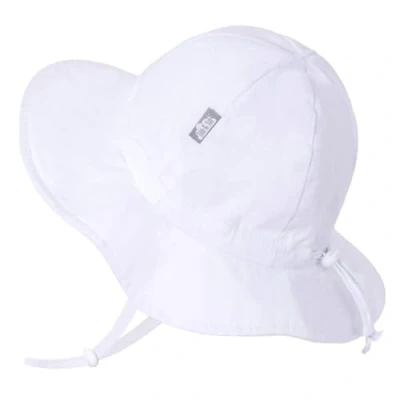 Imagen de Jan &amp; Jul Sombrero de Sol Ajustable niños bebés, Infantes (Talla: 6 24 Meses, Blanco)
