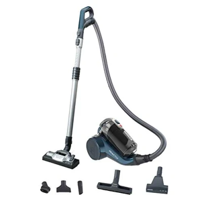 Imagen de Hoover Reactiv RC60PET Aspiradora sin Bolsa de Trineo, Especial Mascotas, Cepillo Pelo Mascotas y Tapicerías, Depósito 2 L, Ciclónico, 450W, Filtros EPA, 75dba, Cable 5m