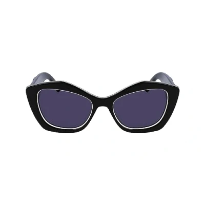 Imagen de KARL LAGERFELD KL6127S Gafas, Black/White, 52/18/140 para Mujer