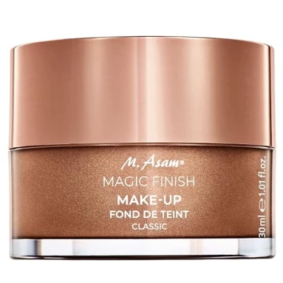 Imagen de M. Asam Magic Finish Make Up Mousse (30ml), prebase, maquillaje, polvos y corrector 4 en 1, base de maquillaje natural ligera para todo tipo pieles, vegano