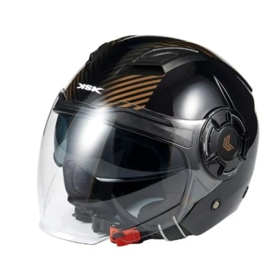 Imagen de KSK ARCOP004 Cascos abiertos XL, 61 cm cobre, negro ECE 22.06 de verano