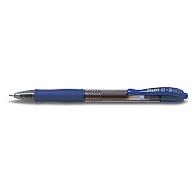 Imagen de Pilot Bolígrafo con tinta de gel G2 10 Punta gruesa 1 mm Color azul