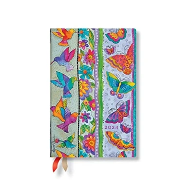 Imagen de Hummingbirds &amp; Flutterbyes (Playful Creations) Mini 12 month Dayplanner 2024