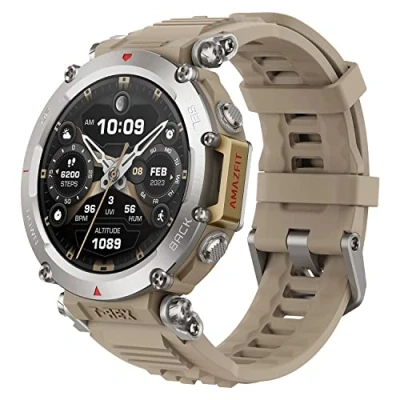 Imagen de Amazfit T Rex Ultra Acero Inoxidable (Banda De Silicona Beis)