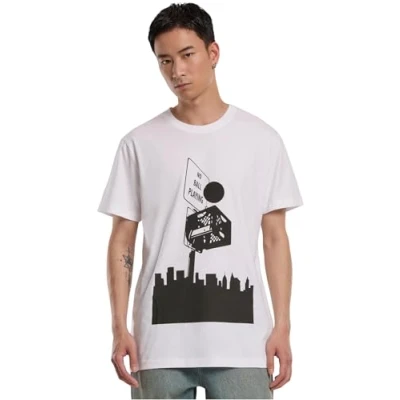 Imagen de Mister tee No Ball Camiseta, White, S para Hombre