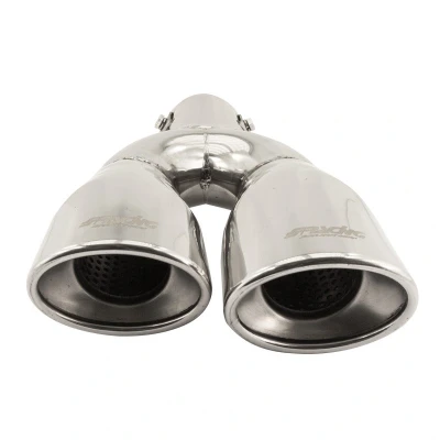 Imagen de Simoni Racing TRX/87L Cola de Escape oval, en V Acero fino 220mm