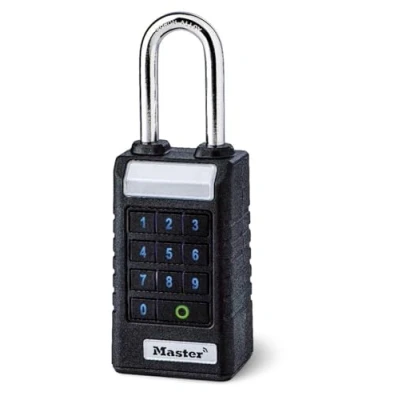 Imagen de Master Lock 6400EURLJENT Candado Bluetooth usos comerciales [Compatible con Smartphone] [Archo L] [Estanco]