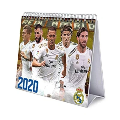 Imagen de ERIK Calendario Escritorio Deluxe 2020 Real Madrid (17x20 cm)