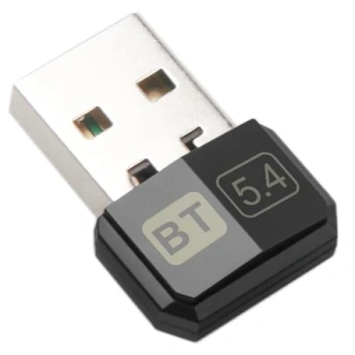 Imagen de Bluetooth USB 5.4, Adaptador para PC (EDR &amp; BLE) Plug Play Ordenador, Portatil, Ratón, Teclado, Altavoz, Compatible con Windows 7/10/11