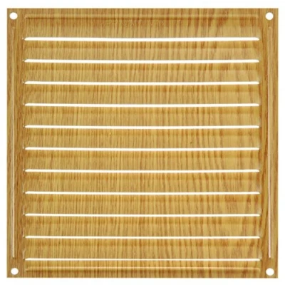 Imagen de Brinox B70500Y Rejilla de ventilación (17 x 17 cm) color madera clara