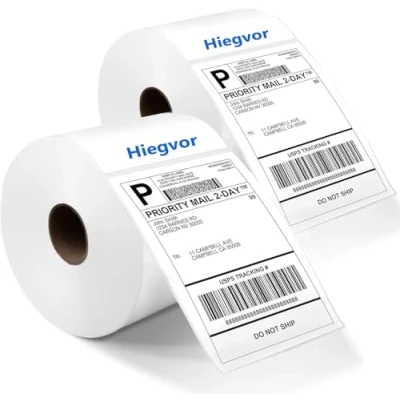 Imagen de etiquetas térmicas directas de 4 &quot;x 6&quot;, 2 rollo,1000 Etiqueta envío exprés, envío, x 6 para impresora,etiquetas adhesivas varias impresoras