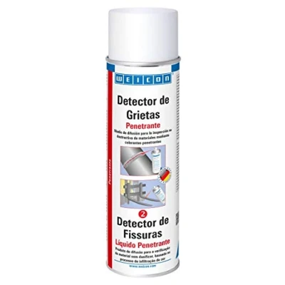 Imagen de WEICON Detector de Grietas Penetrante 500 ml Inspección Materiales no destructiva través colorantes Rojo