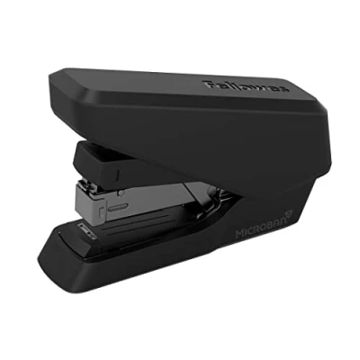 Imagen de Fellowes Grapadora LX860 EasyPress, sin atascos, capacidad para 40 hojas, de media carga, con protección antibacteriana, compatible grapas 24/6mm y 26/6mm, color negro