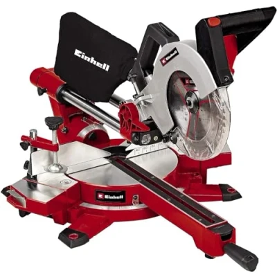 Imagen de Einhell TE SM 2131 dual Ingletadora telescópica Profesional, 1600 W, 230 V, función de arranque suave (ref. 4300860)