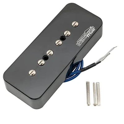 Imagen de Wilkinson WO90 Cerámico Pastilla P90 Soapbar Mástil Pickup para Guitarra Eléctrica Les Paul SG, Negro