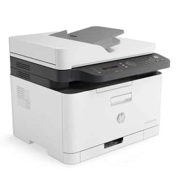 Imagen de HP Color Laser MFP 179fnw 4ZB97A, Impresora Láser Multifunción, Imprime, Escanea, Copia y Fax, Wi Fi, Ethernet, USB 2.0 alta velocidad, Smart App, Panel de Control LCD, Blanca