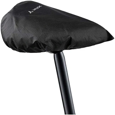 Imagen de VAUDE Protector de Lluvia para sillines Cubierta, Unisex, Negro, Talla estándar