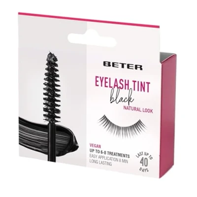 Imagen de Beter Tinte de pestañas negro larga duracion, profesional Instant Lash Color, efecto máscara 40 días duracin, fácil y rápida aplicación