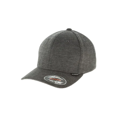 Imagen de Flexfit Heringbone Melange Gorra, Talla: S/M, Black/grey