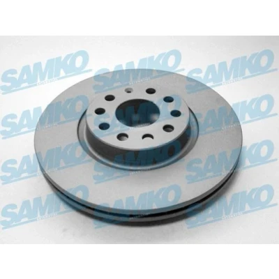 Imagen de SAMKO A1004VR Disco de freno 312 25 5 ventilación interna revestido VOLKSWAGEN: Golf 5, 6, 7, SEAT: Leon II Hatchback, III Hatchback