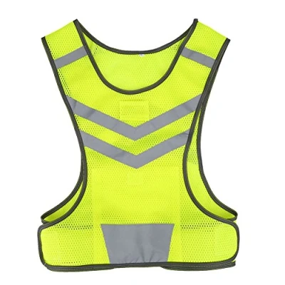 Imagen de Chaleco Reflectante de Seguridad ,Chaleco icleta Ciclismo Ajustable Alta Visibilidad Deportes reemplazo para Al Aire Libre Correr Senderismo Footing Mujer Hombre ,Amarillo Fluorescente