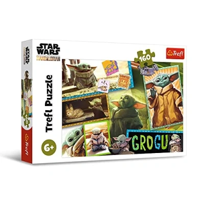 Imagen de Trefl 15411 160 Piezas para niños a Partir de 6 años Puzzle, Color grogu, lucasfilm Star Wars el mandaloriano (15411)