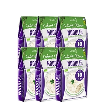 Imagen de Shirataki Slendier pâtes de konjac biologique paque Nouillie Style (6 x 250 g)