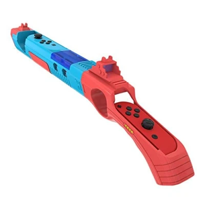 Imagen de Juego de Tiro Gun Grips para Switch/Switch Oled Controller, Soporte Accesorios Somatosensory Gunstock Switch (Negro/Blanco)