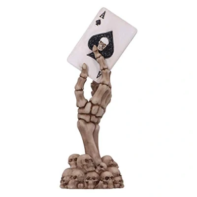 Imagen de Nemesis Now Ace Up Your Sleeve Figura de Mano esquelética, 18,4 cm, Resina, Natural, 18.4cm