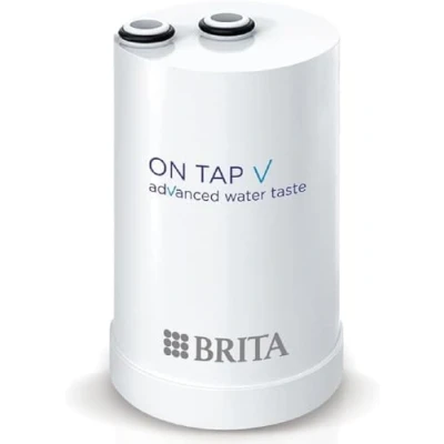 Imagen de BRITA ON TAP V (600L) Cartucho de recambio filtro agua para sostenible buen sabor, reduce las micro partículas, PFAS, los metales pesados y otras sustancias que alteran el sabor