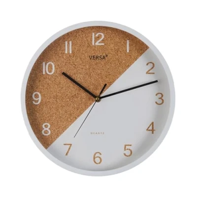 Imagen de Versa Relojes de Pared Estilo Moderno, Medidas (Al x L An) 30 4,5 cm, Color Blanco