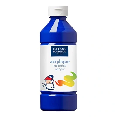 Imagen de Lefranc Bourgeois Pintura Acrílica Líquida, Color azul oscuro, 500 ml (Colart 188532)