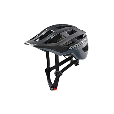 Imagen de Cratoni AllRace 2021 Casco de Bicicleta para Hombre y Mujer, Color Negro Gris