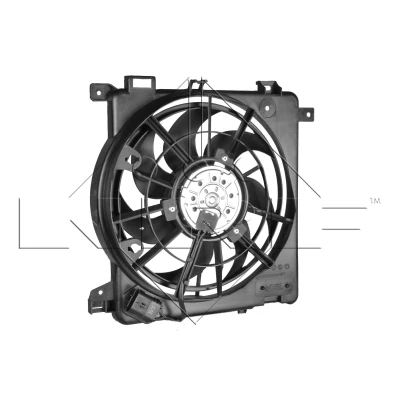 Imagen de NRF 47622 Ventilador de radiador 335 12 220 con bastidor (armazón) OPEL: Astra H GTC, Hatchback, Berlina