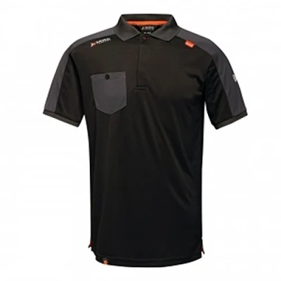 Imagen de Regatta Tactical Threads Offensive Wicking Workwear Polo Shirt T Shirts/Polos/Vests, Hombre, Black, M