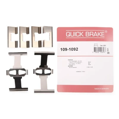 Imagen de QUICK BRAKE 109 1092 Kit de accesorios, pastillas frenos HONDA: Civic 6 Fastback, Jazz 2, V Hatchback, ROVER: 45 Berlina, MG: ZS Berlina