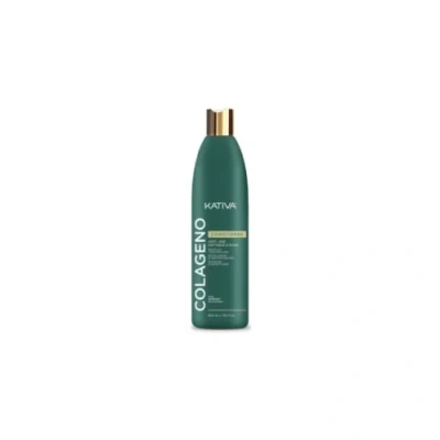 Imagen de Kativa Colágeno Acondicionador Anti Age Revitalizante 550 ml Reestructura, Aporta Brillo y Suavidad Cabello Débiles Finos Pelo Proteínas de